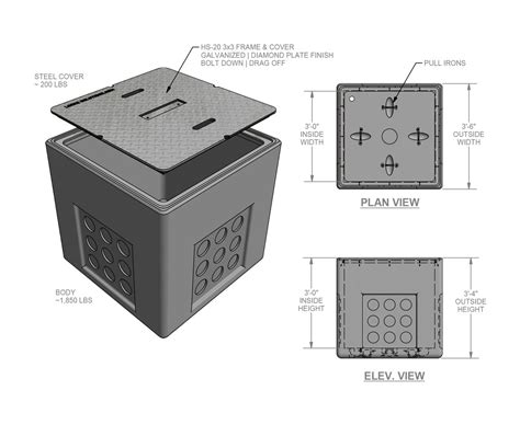 electrical box concrete|underground hand hole electrical box.